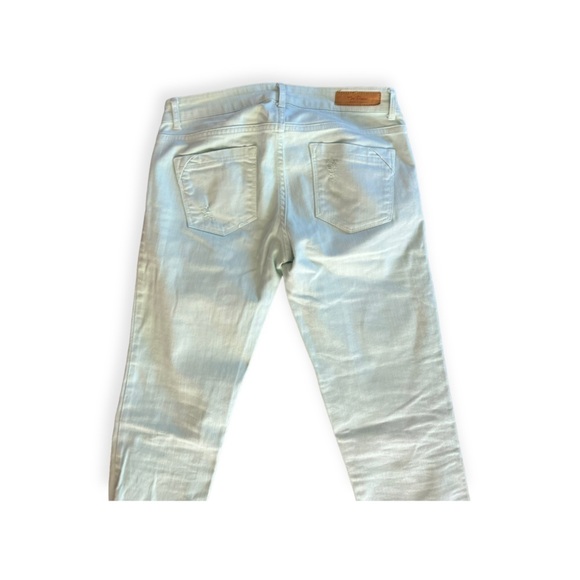 ZARA trafaluc Core denim collection jeans slim Size 4 small Light Green - Picture 5 of 9